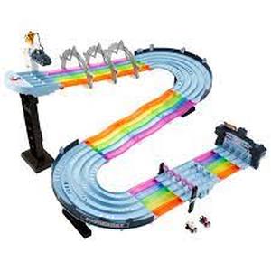 lot 173 image: Hot Wheels Mario Kart Rainbow Road Raceway Track Set