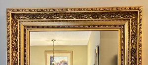 lot 25 image: Elegant Golden Framed Mirror
