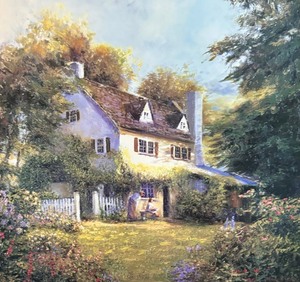 lot 47 image: The Garden Book Framed Print by Dwayne Warwick