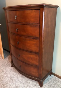 lot 11A image: Sleek Five Drawer Dresser