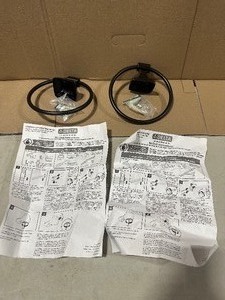 Lot of 2 Delta Portwood Wall Mount Round Closed Towel Ring Bath Hardware Accessory in Venetian Bronze  Customer Returns See Pictures