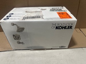 KOHLER Rubicon 1-Handle 3-Spray Wall-Mount Tub and Shower Faucet in Brushed Nickel (Valve Included)   Customer Returns See Pictures