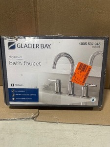 Glacier Bay Dorind 8 in. Widespread 2-Handle High-Arc Bathroom Faucet in Chrome  Customer Returns See Pictures