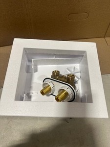 Oatey Quadtro 2 in. Copper Sweat Connection Washing Machine Outlet Box with Water Pressure Regulator Missing Pieces Customer Returns See Pictures