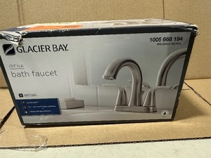 Glacier Bay Irena 4 in. Centerset 2-Handle Bathroom Faucet in Brushed Nickel  Customer Returns See Pictures