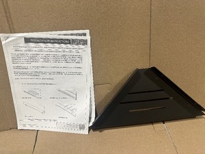 SEACHROME 14 in. x 8 in. Corner Shower Shelf in Matte BlackCustomer Returns See Pictures