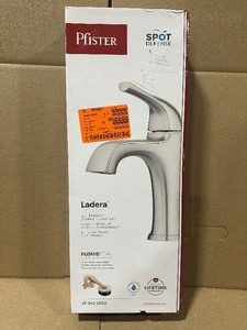 Pfister Ladera Single Handle Single Hole Bathroom Faucet in Spot Defense Brushed Nickel  Customer Returns See Pictures