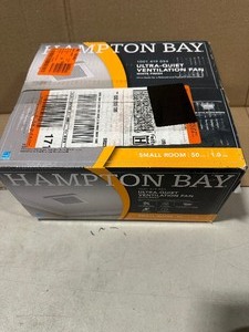 Hampton Bay 50 CFM WallCeiling Mount Roomside Installation Bathroom Exhaust Fan  Customer Returns See Pictures