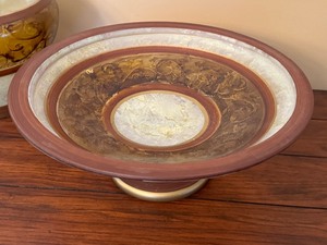 Two Decorative Pieces of Lisbon Glass