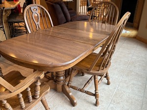Oak Dining  Kitchen Table