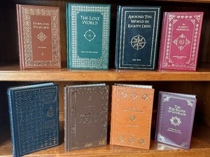 Decorative Books and Pair of Bookends