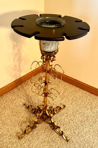 Unique Wine Accent Pub Height Table