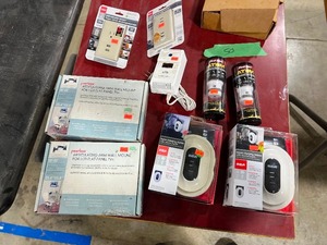 RADON GAS TEST KITS, SMOKE DETECTORS, HOME CHARGING STATIONS, TV MOUNTS