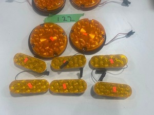 TABLE FULL OF LED MARKER LIGHTS