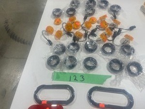 TABLE FULL OF MARKER LIGHTS