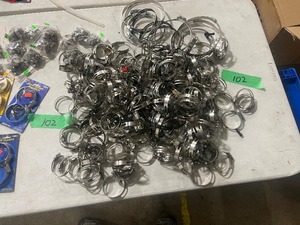 TABLE FULL OF CLAMPS