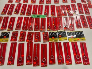 LAG SCREW EYEBOLTS & 5 S HOOKS