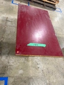 RED DINER TABLE 45 X 27