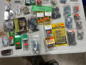 FINISH NAILS, MACHINE SCREWS, & ANCHORS