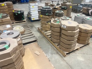 7 PALLETS OF NEW EDGEBANDING IN VARIOUS SIZES AND COLORS ( OVER $10,000 IN PRODUCT)