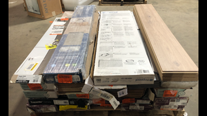 Pallet of Mixed Assorted Flooring   Various Models and Conditions  Customer Returns See Pictures