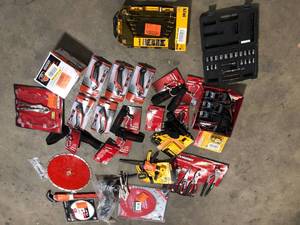 Lot of Assorted Hand Tools and Hardware Various Models and Conditions Customer Returns See Pictures