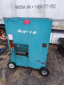lot 3 image: ACCU1 Insulation Blower with Hose and Barrel with extra hose