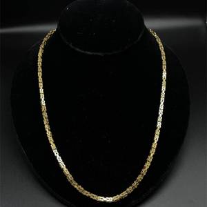 Byzantine Link Chain Necklace in HEAVY 14k Solid Yellow Gold - 45.50 Grams $4,370 Retail