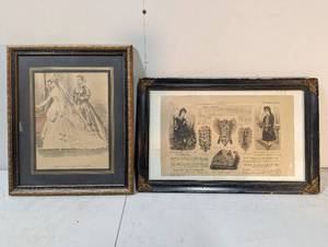 lot 26 image: Two Framed Prints