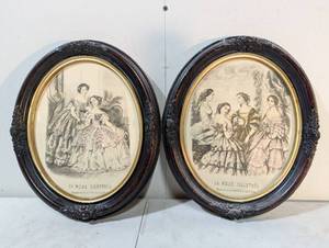 lot 28 image: Pair of Framed Prints