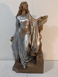 lot 34 image: A Maxfield Parish Metal Sculpture by Austin Sculptware