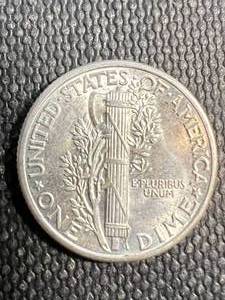 1939 US MERCURY DIME MS64
