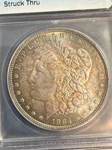 1884-O US MORGAN SILVER DOLLAR ICG MS62