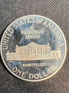 1993-S US PROOF SILVER DOLLAR MADISON COMMEM.