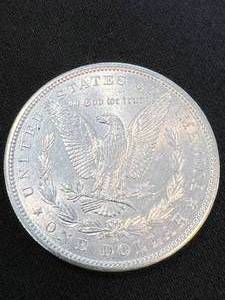 1890-S US MORGAN SILVER DOLLAR MS62
