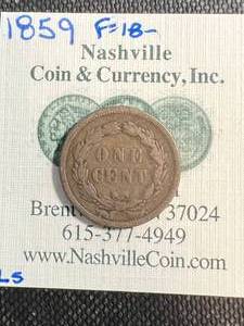 1859 US INDIAN HEAD CENT