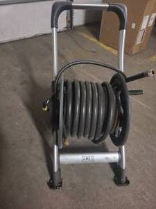 AMES Rolling hose reel with hose