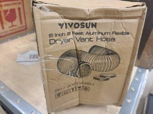 Vivosun 6 Inch 8 Feet Aluminum Flexible Vent Hose