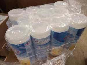 Bag of Clorox Disenfecting Wipes Lemon Scented