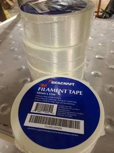 4 Rolls of Skilcraft Filament Tape