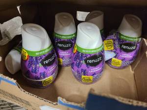 Box of Renuzit Lavender Scented Air Freshners