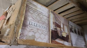 Universal Furniture Broadmoore Lulea Cove Queen Bed Cartons 3 and 2