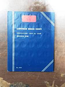 Partial Lincoln Cent Collection In Album 1909-1940 51 Coins In All