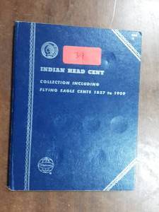 Partial Indianhead Cent Collection In Album-Contains 25 Coins