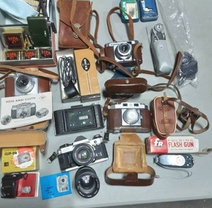 Large Lot Of Vintage Cameras & Related Equipment