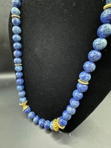 Beautiful Blue Bead Necklace