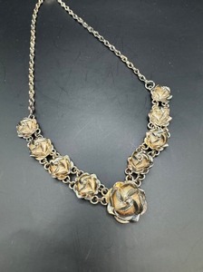 Sterling Rose Necklace Made in Mexico