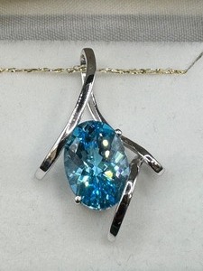 Topaz 14K Gold Pendant by Emerald Fox