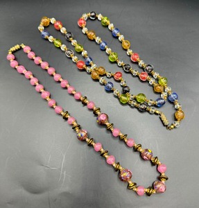 Beautiful Lot of Two Colorful Necklaces