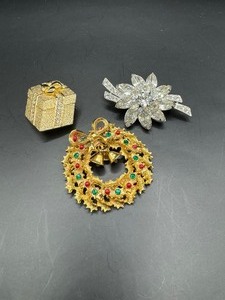 Lot of Three Brooch including Christian Dior